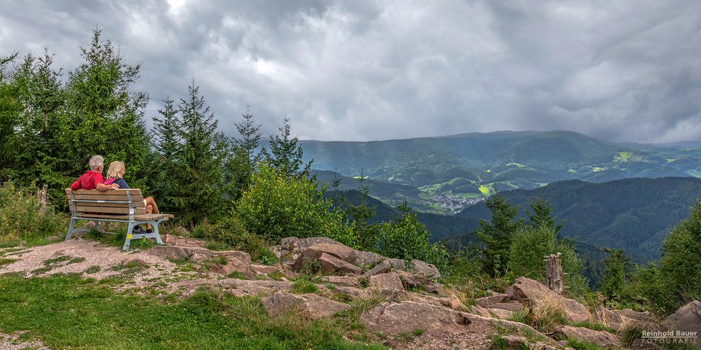 Aus dem Lotharpfad öffnet sich der Blick ins Renchtal