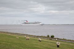 Aus dem NOK in Richtung Nordsee