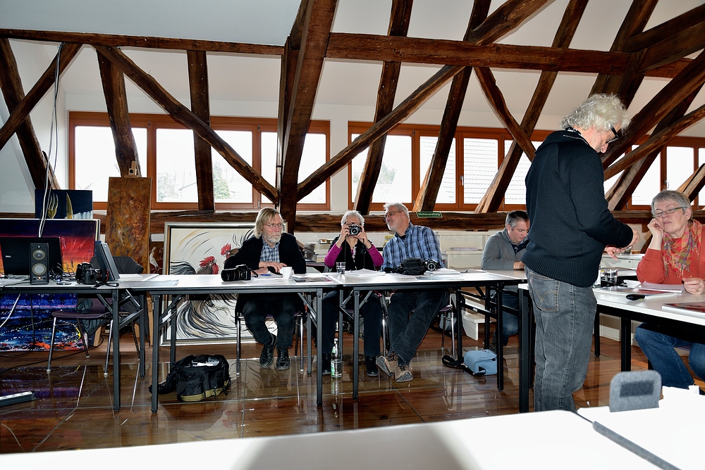 Aus dem Workshop "Kreativ" mit Rolf Pessel Am 15.2.14