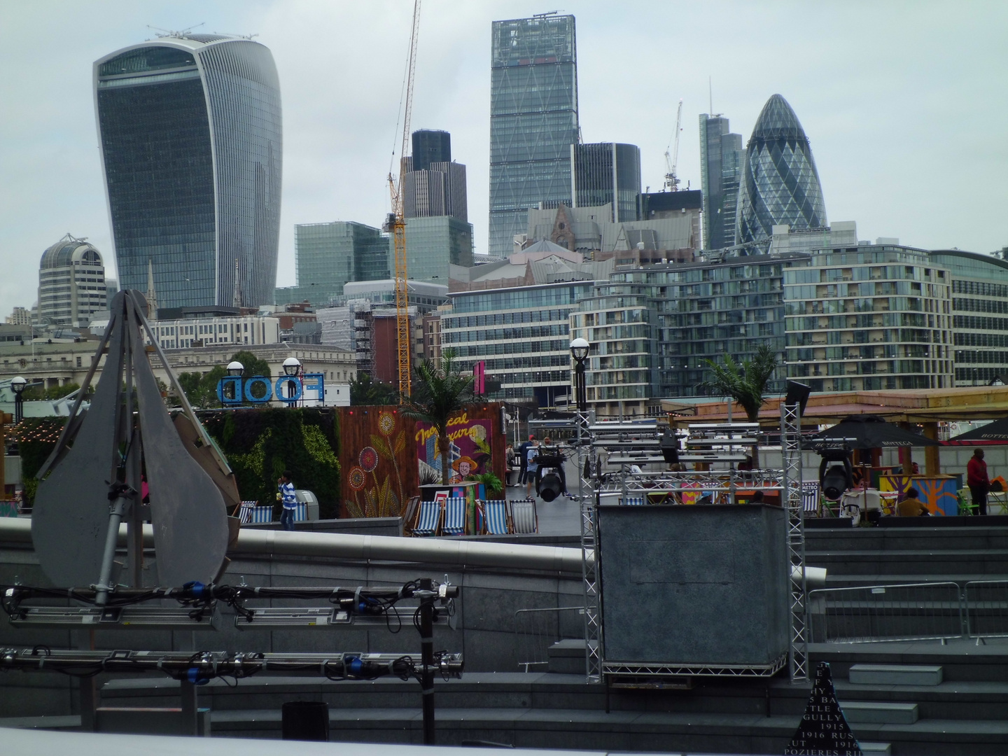 Aus der Bahn ...Skyline von London