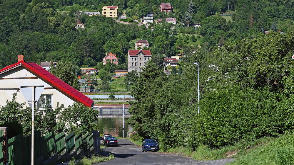 Aus der Kategorie schöner wohnen am Stau der Labe (Elbe) ....