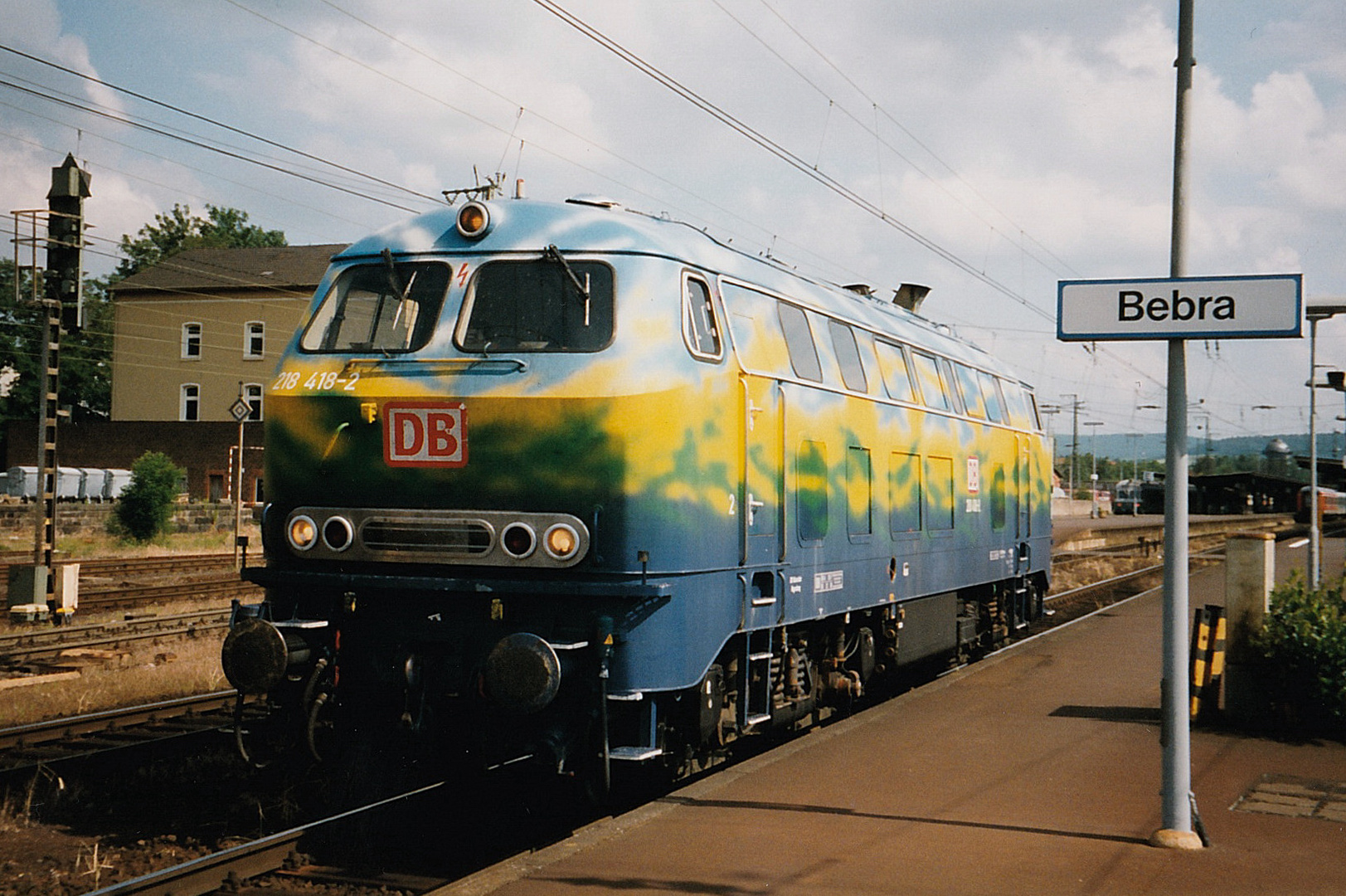 Aus der Mottenkiste: 218 418-2 auf dem Weg nach Bremen