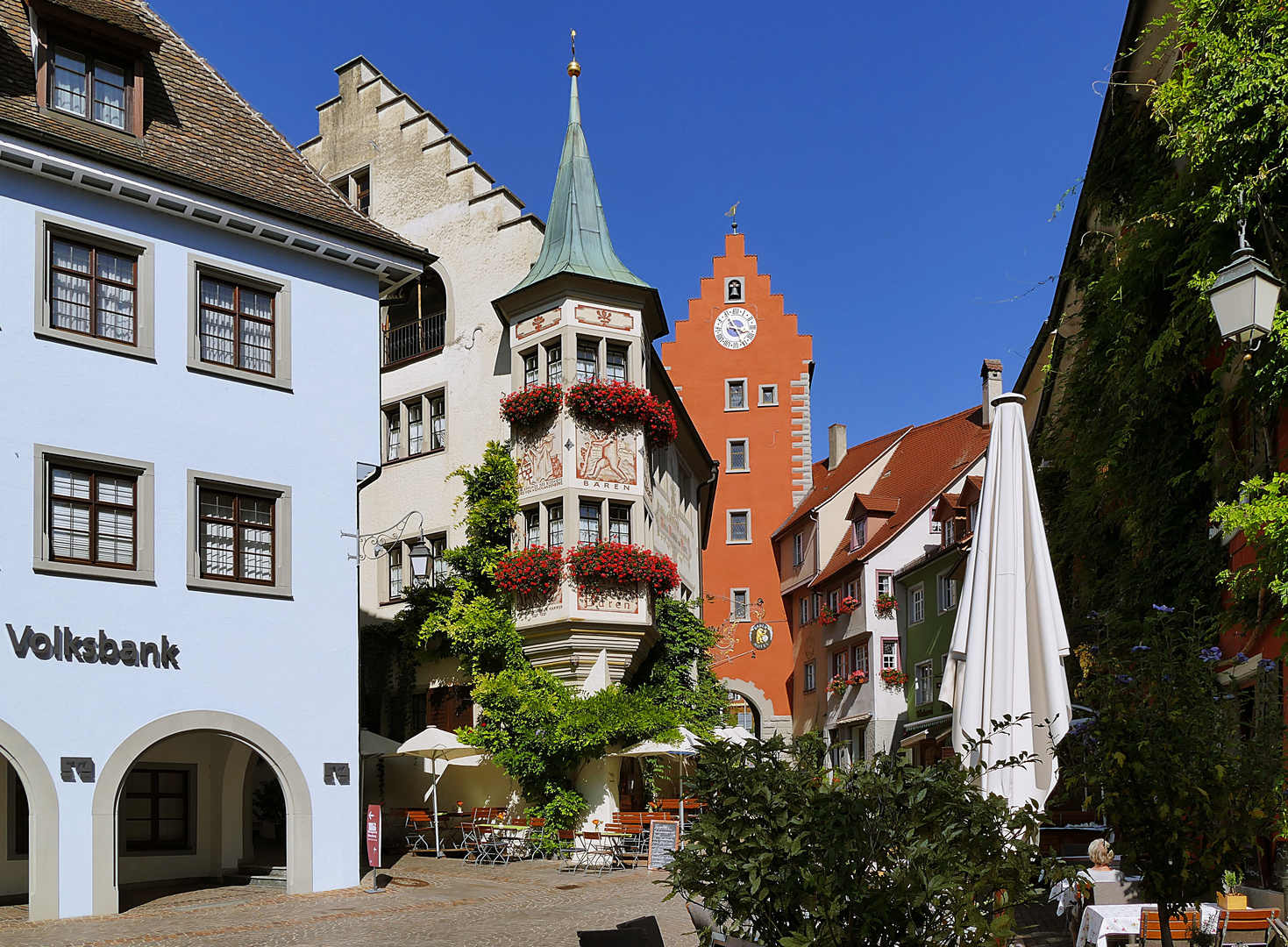 aus der Oberstadt von Meersburg