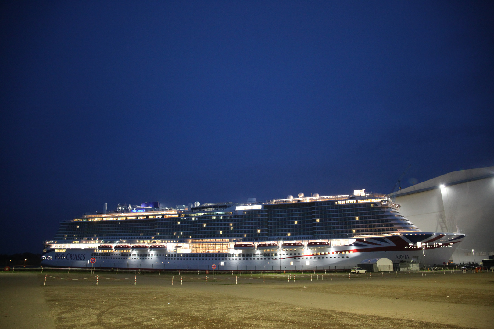 Aus Laufen von Passagierschiff Bei Meier Werft 