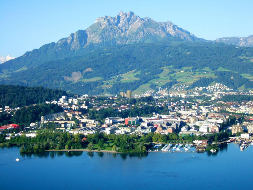 Aus meiner Ballonfahrt über Luzern ...