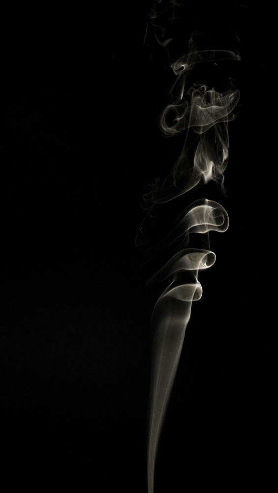 Aus meiner ersten Serie mit "Rauchbildern"