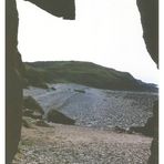aus St . Ninians Höhle raus geschaut
