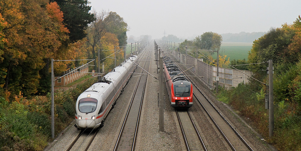 Ausbaustrecke bei Augsburg