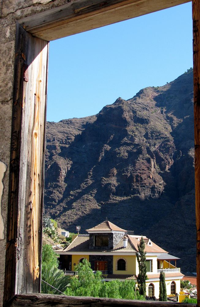 Ausblick alte Schule Calera - La Gomera