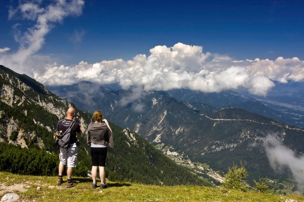 Ausblick an Dobratsch