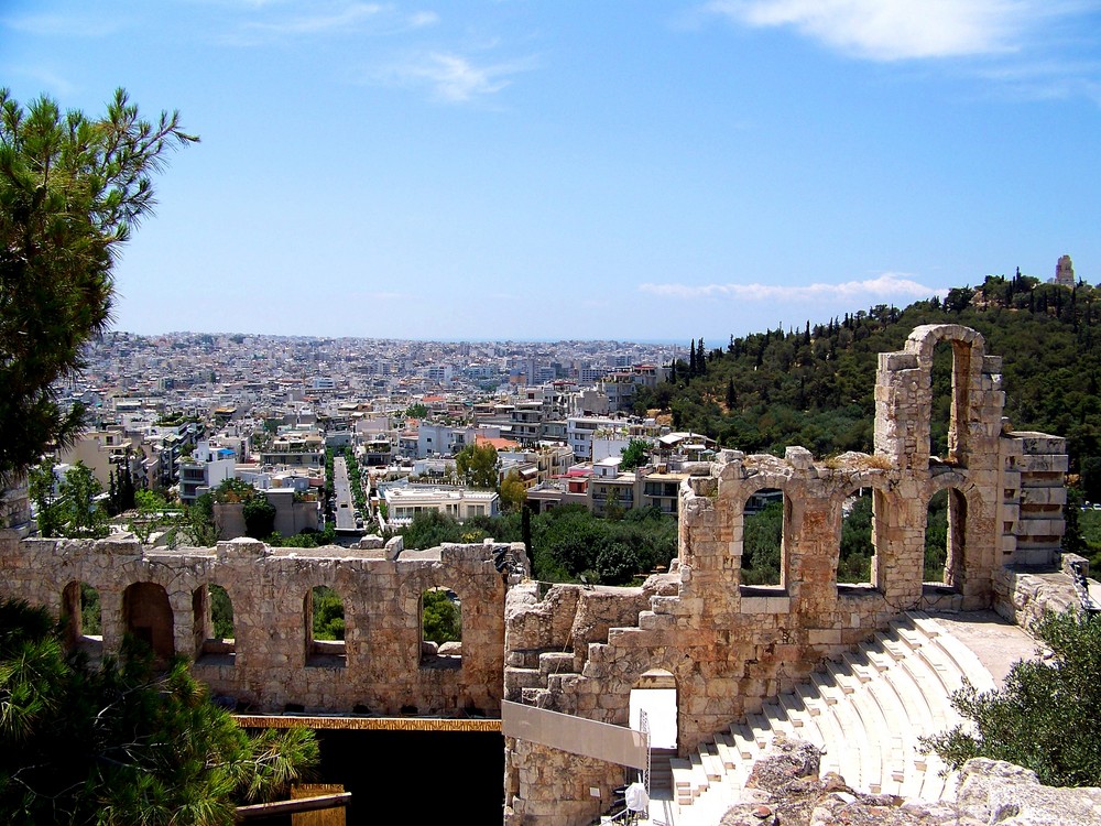 Ausblick auf Athen