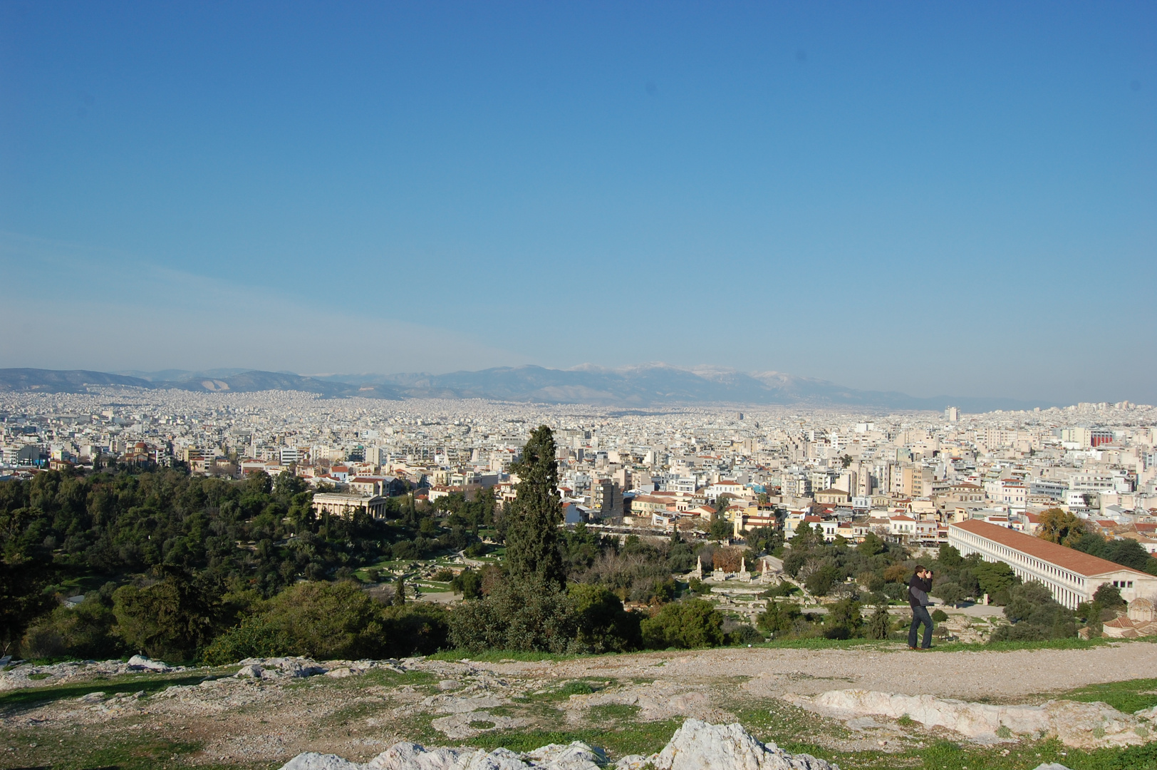 Ausblick auf Athen