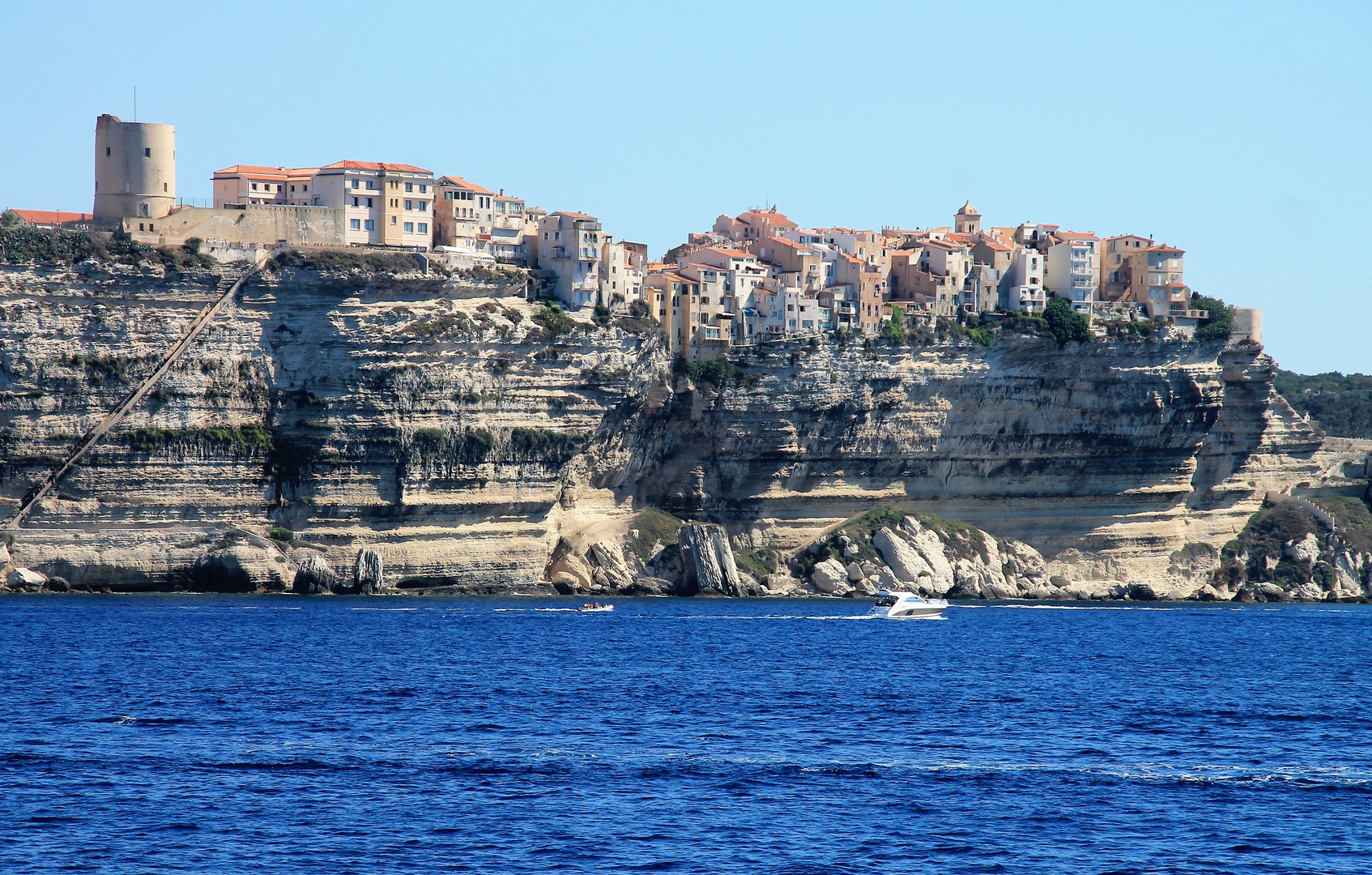 Ausblick auf Bonifacio ( Korsika )