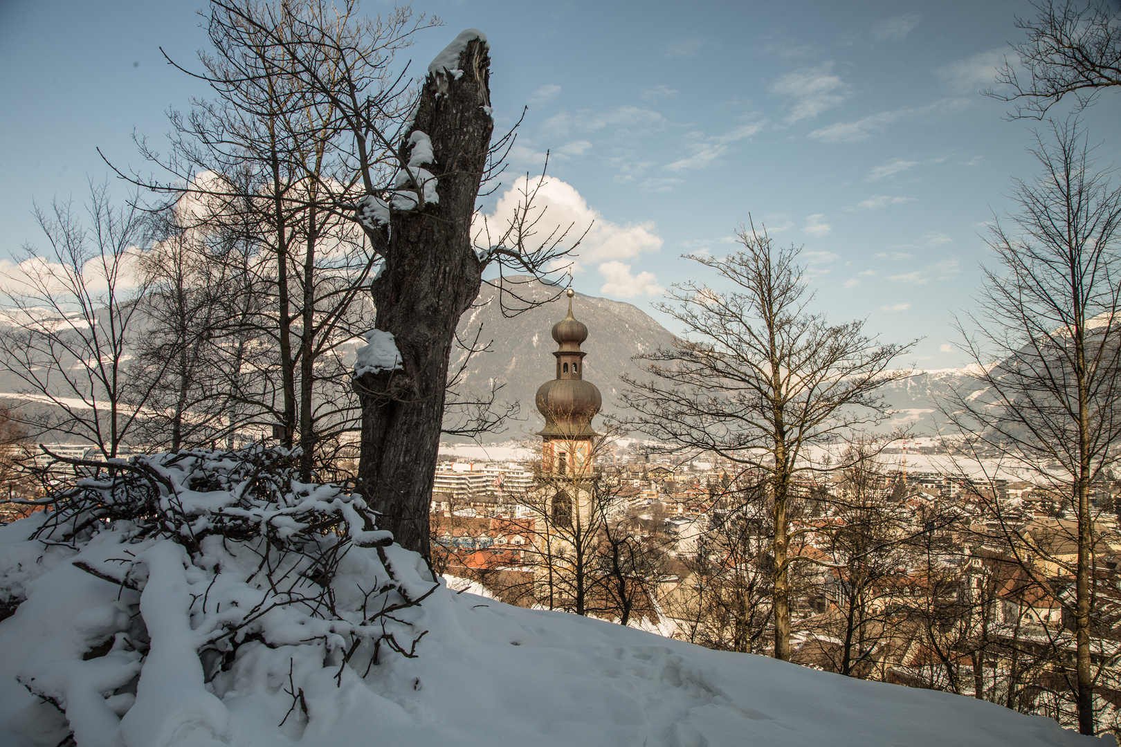 Ausblick auf Bruneck / Südtirol