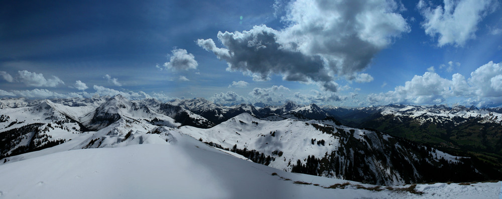 Ausblick auf dem Rinderberg