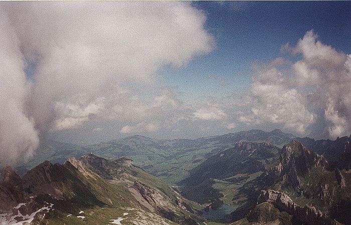 Ausblick auf dem Sentis