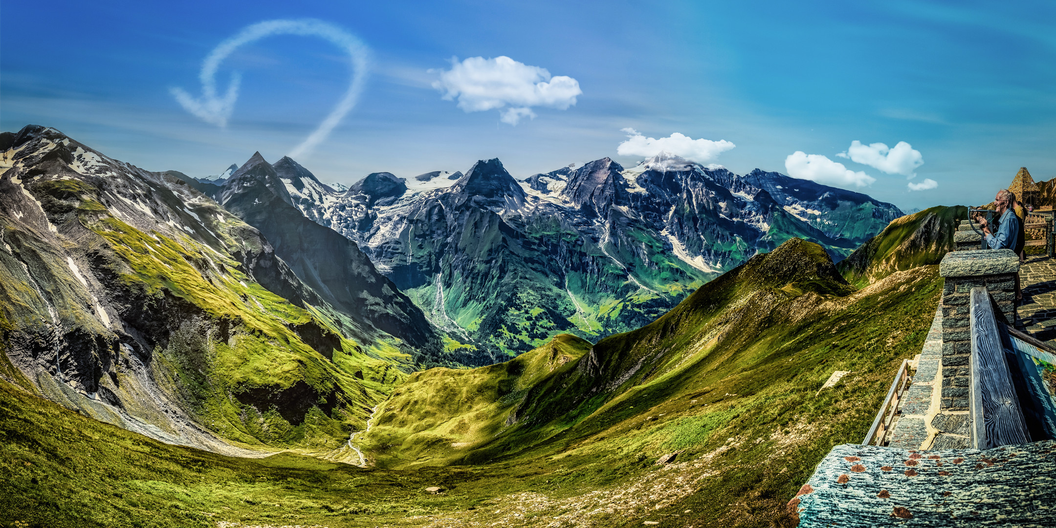 Ausblick auf den Großglockner 