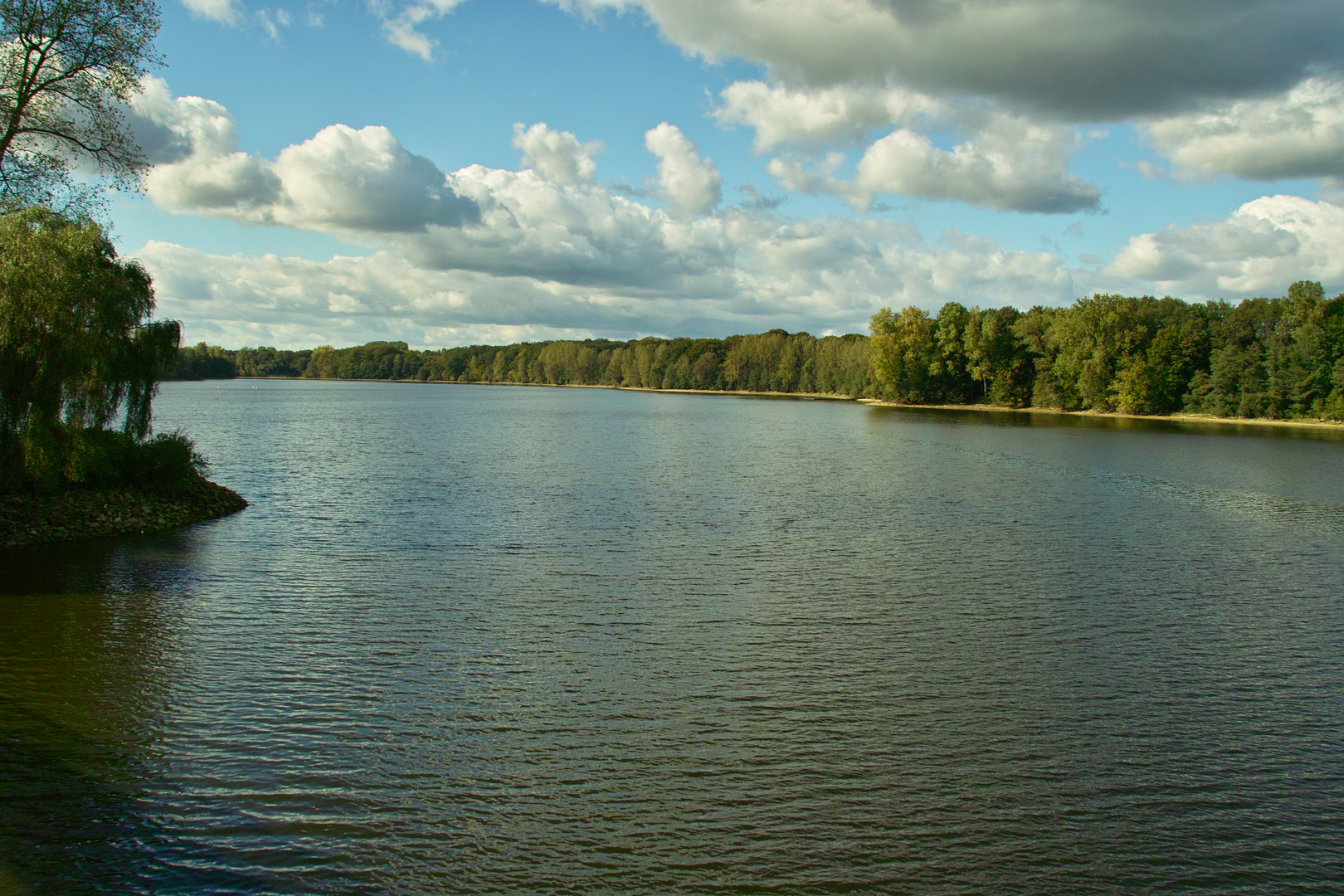 Ausblick auf den Hullerner Stausee