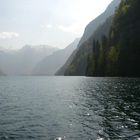 Ausblick auf den Königssee ...