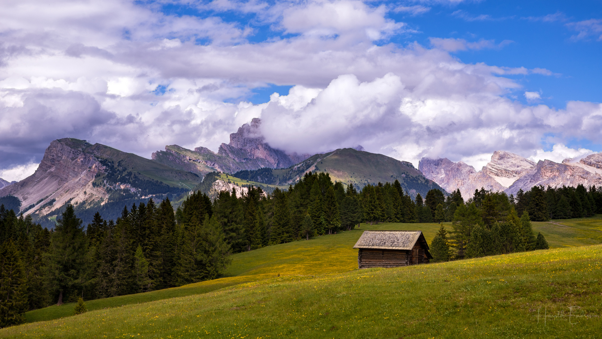 Ausblick auf den Monte Seceda