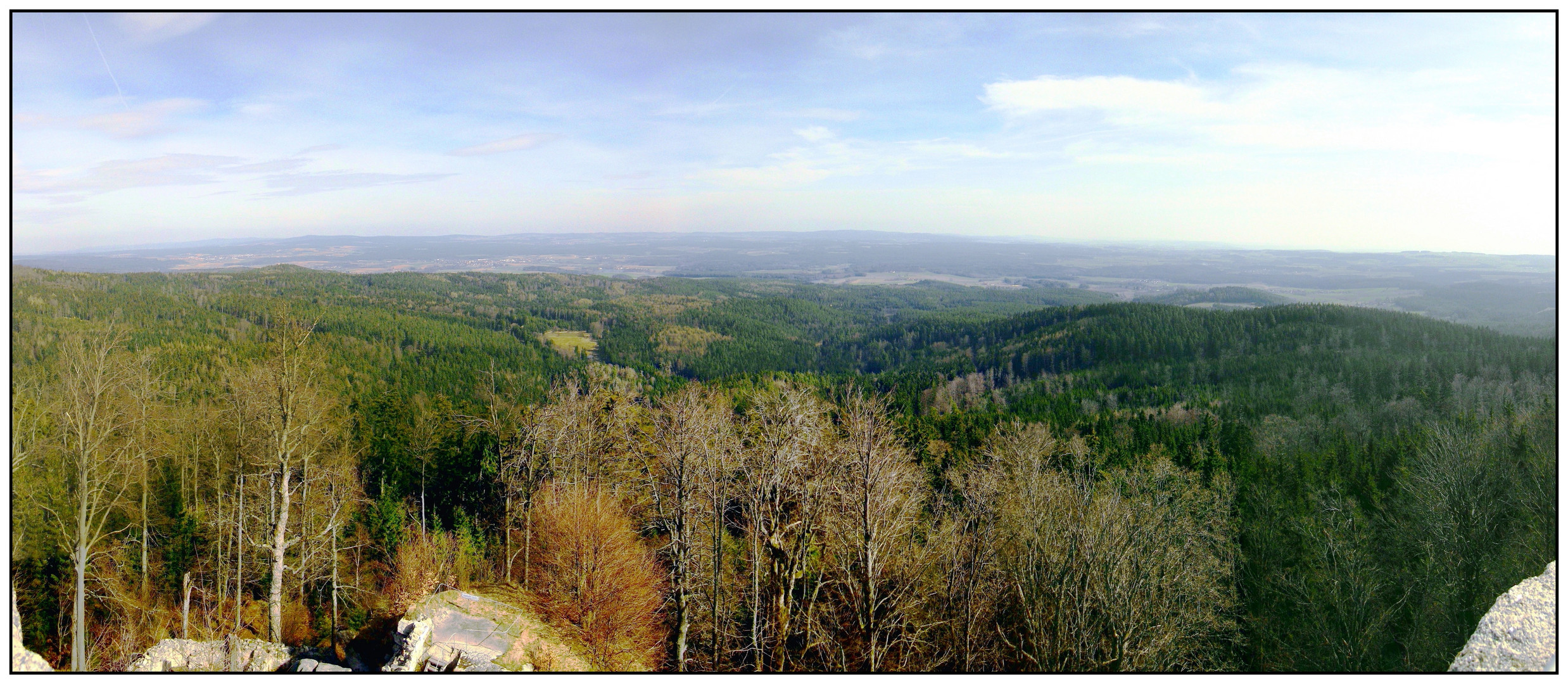 Ausblick auf den Oberpfälzer Wald