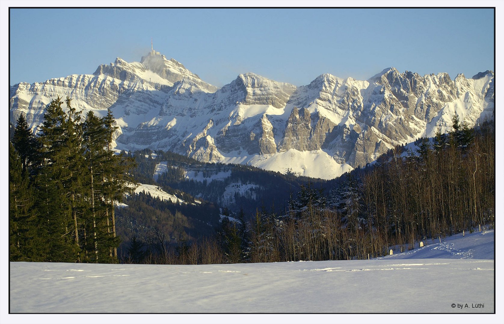 Ausblick auf den Säntis