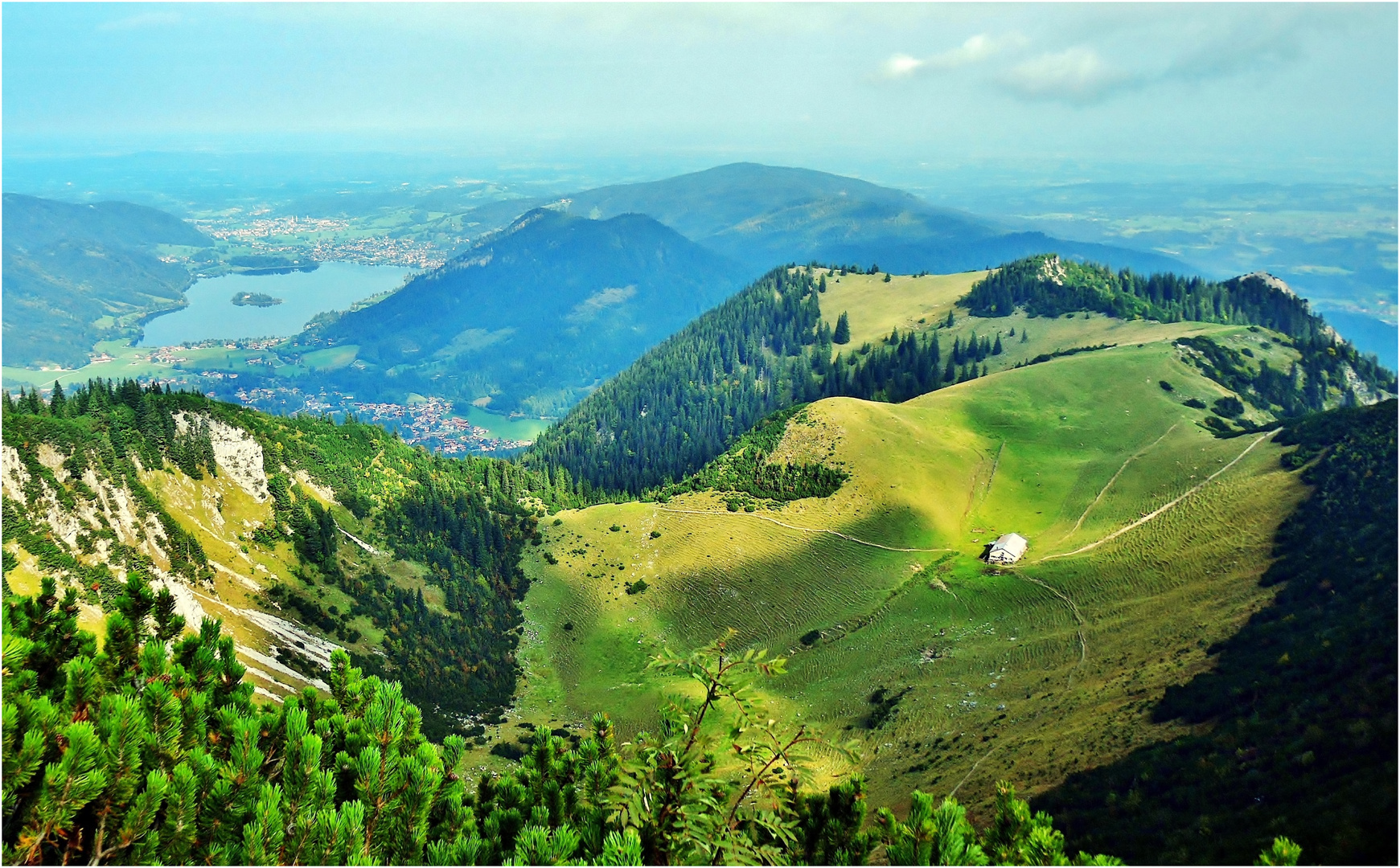 Ausblick auf den Schliersee…