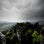 Ausblick auf die Bastei