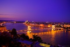 Ausblick auf die Donau und Pest