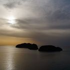 Ausblick auf die Malgrat Inseln - Sonnnuntergang, Mallorca