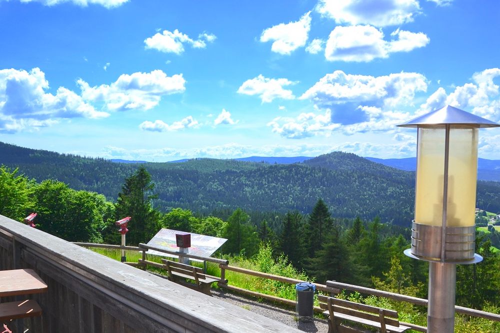 Ausblick auf einen Teil des  Ortes Bodenmais…