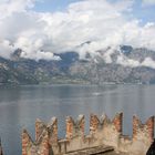 Ausblick auf Gardasee von Burg in Malcesine