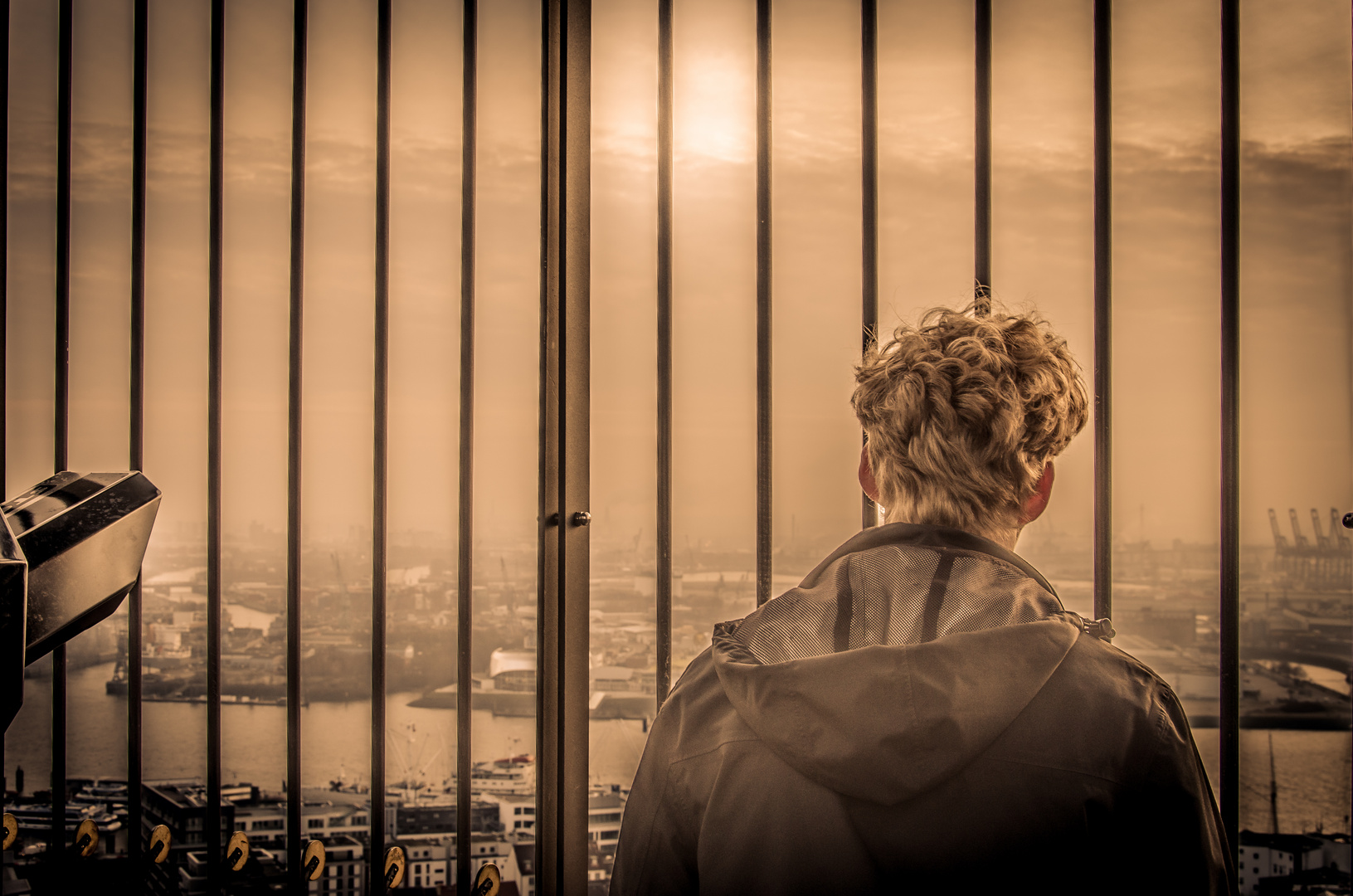 Ausblick auf Hamburg