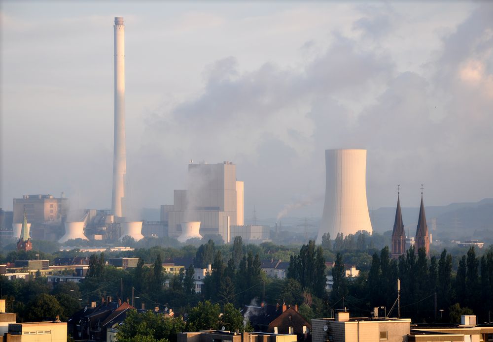 Ausblick auf Herne in 45 Metern Höhe