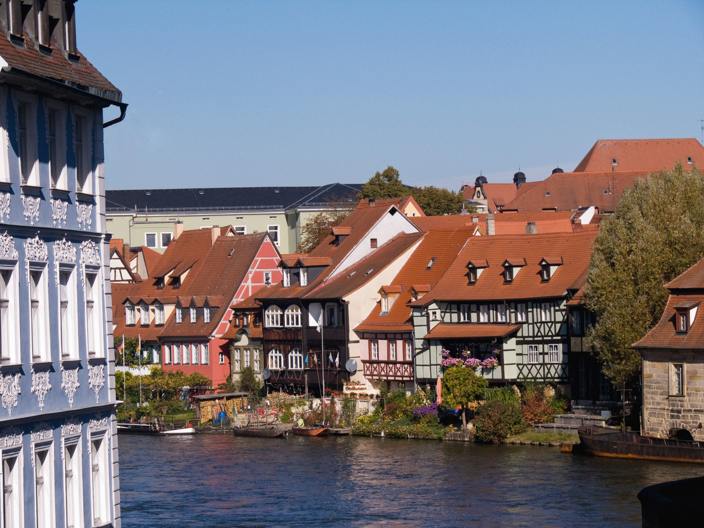 Ausblick auf "klein Venedig" in Bamberg