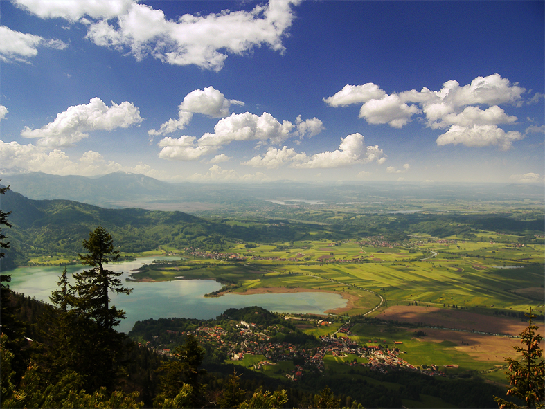 Ausblick auf Kochel