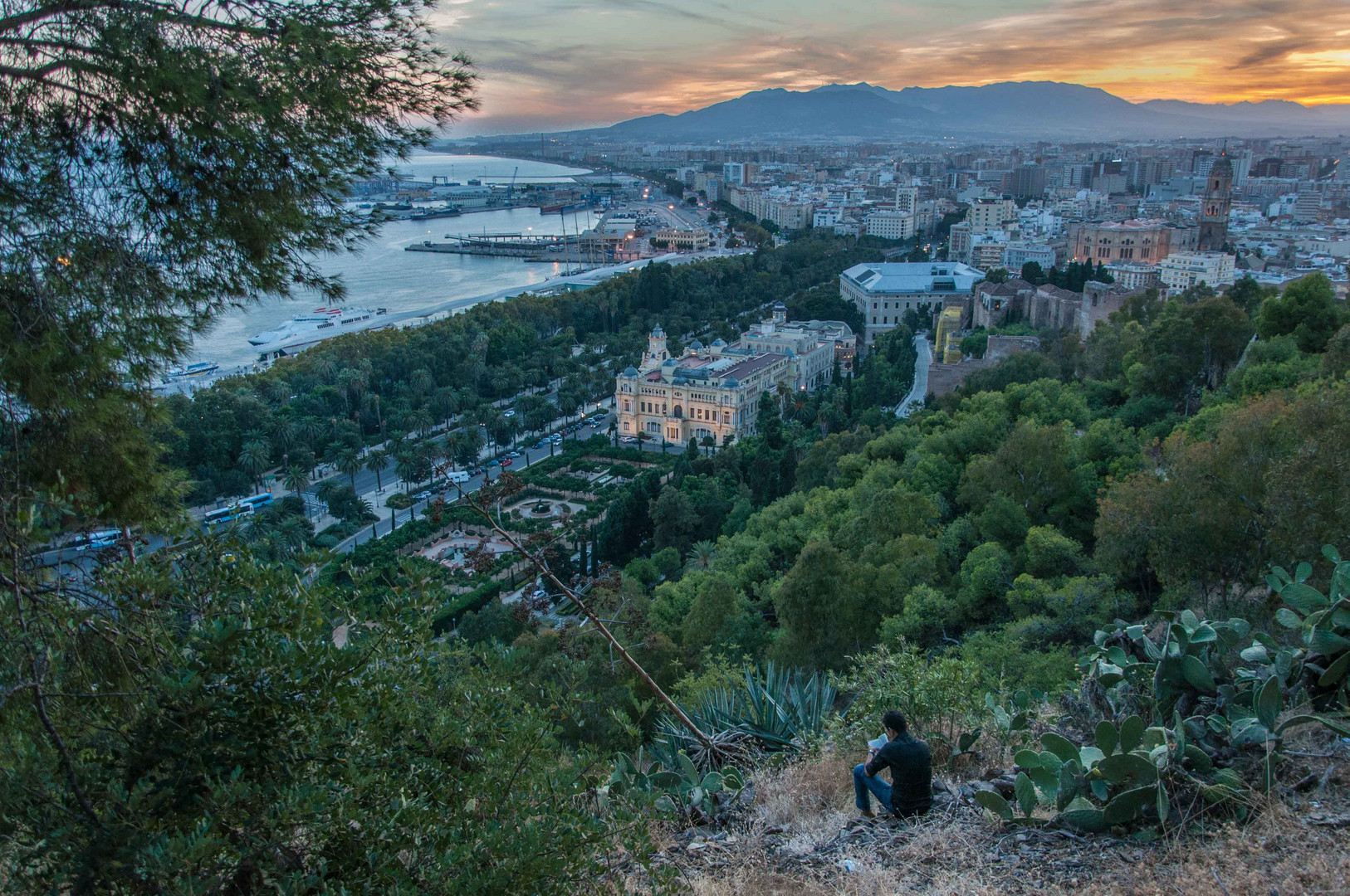 Ausblick auf Malaga