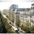 Ausblick auf Pariser Straßen