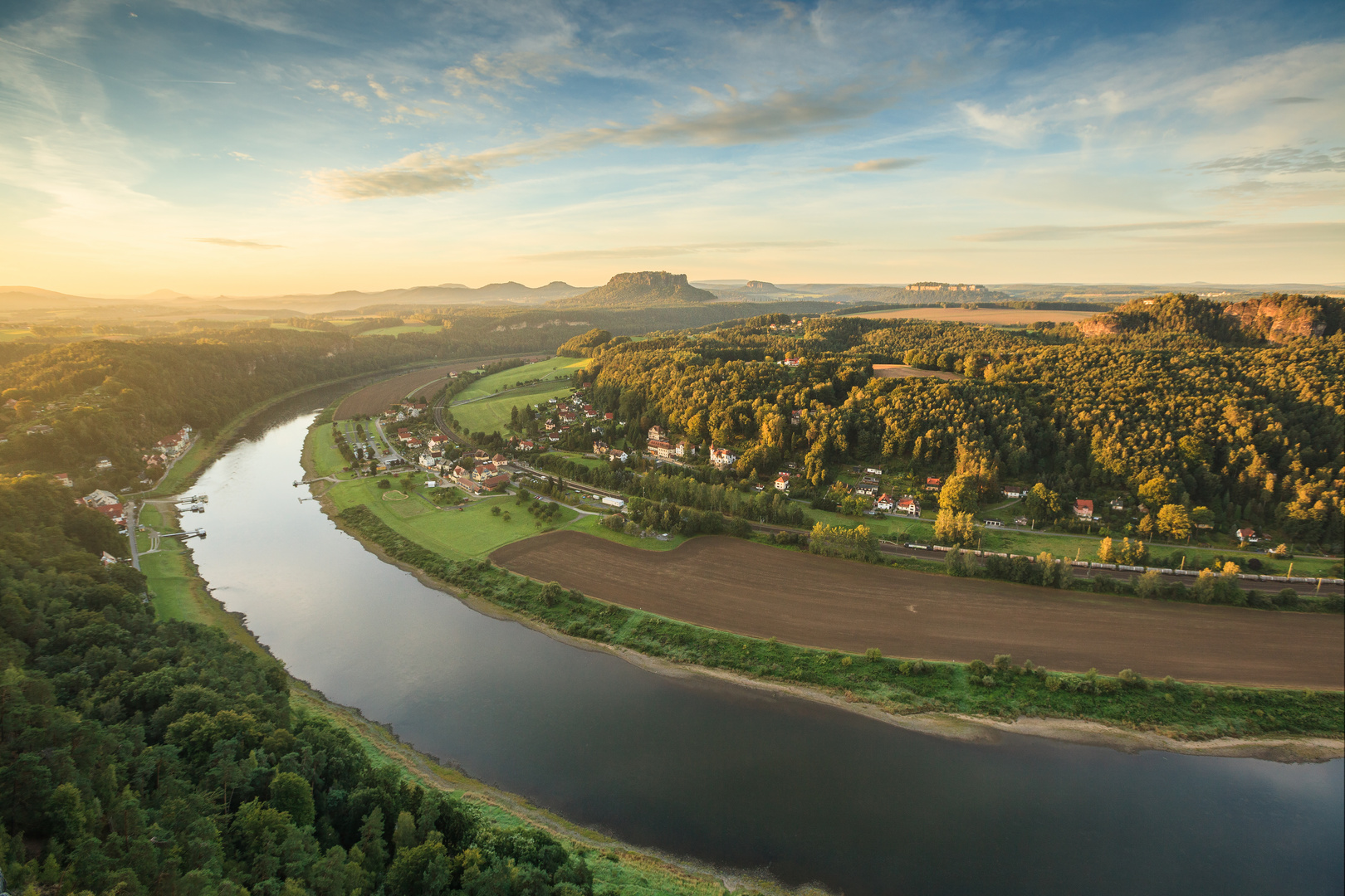 Ausblick auf Rathen