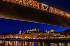 Ausblick auf Salzburg mit Makartsteg