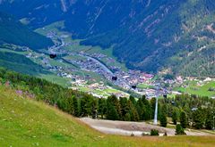 Ausblick auf  Sölden…