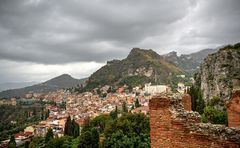 Ausblick auf Taormina 