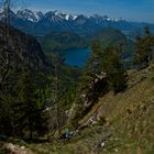 Ausblick Aufstieg Tegelberg