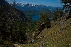 Ausblick Aufstieg Tegelberg