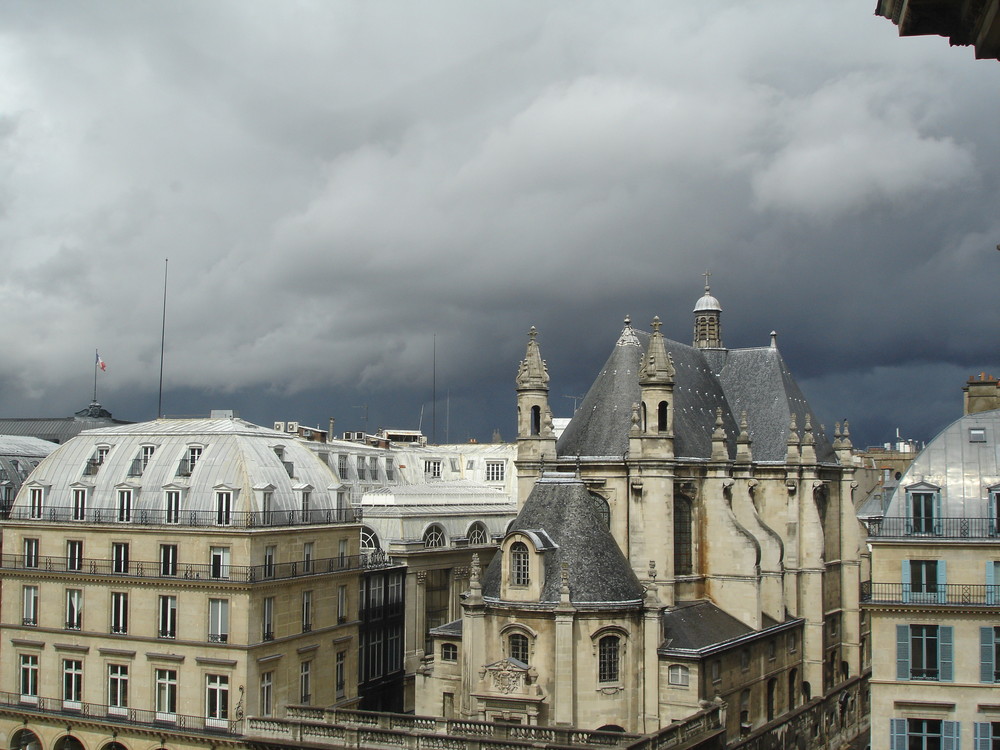 Ausblick aus dem Louvre