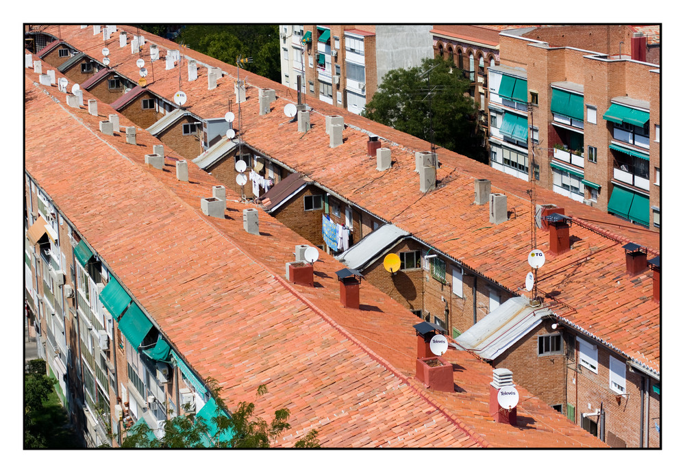 Ausblick aus der Teleférico de Madrid