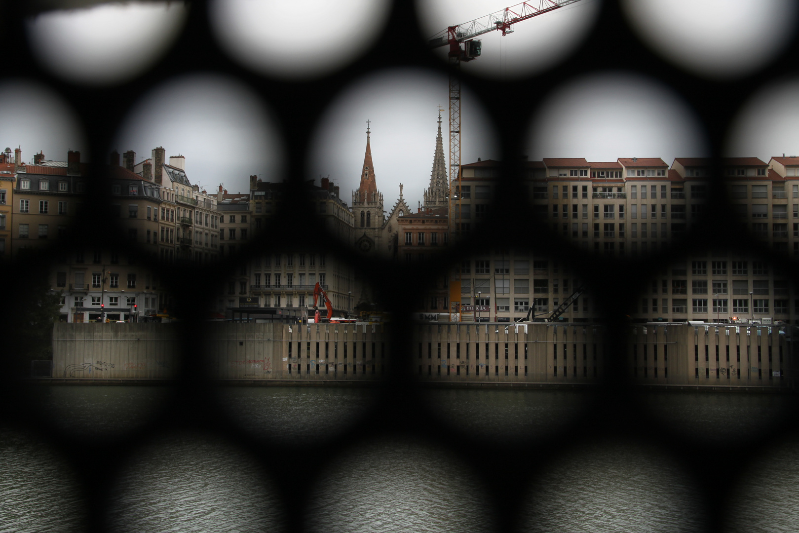 Ausblick aus einem Parkhaus