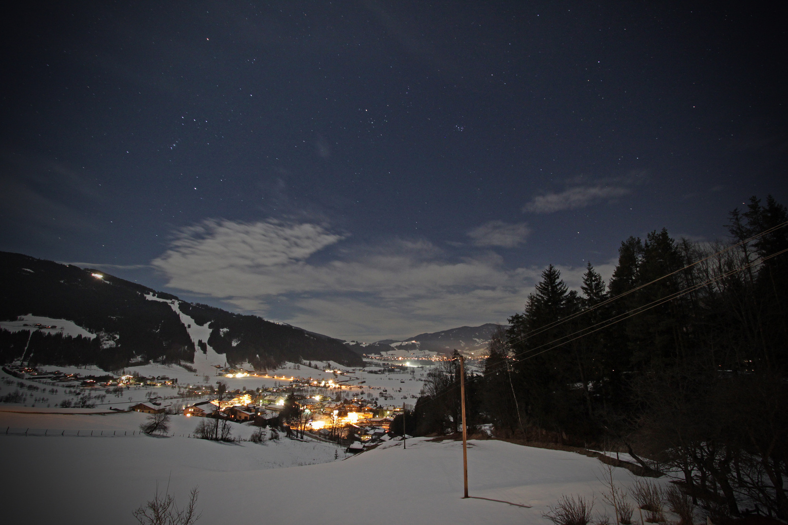 Ausblick bei Nacht