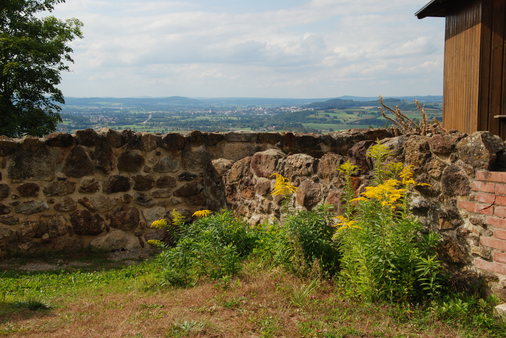 Ausblick - Burgruine Roding