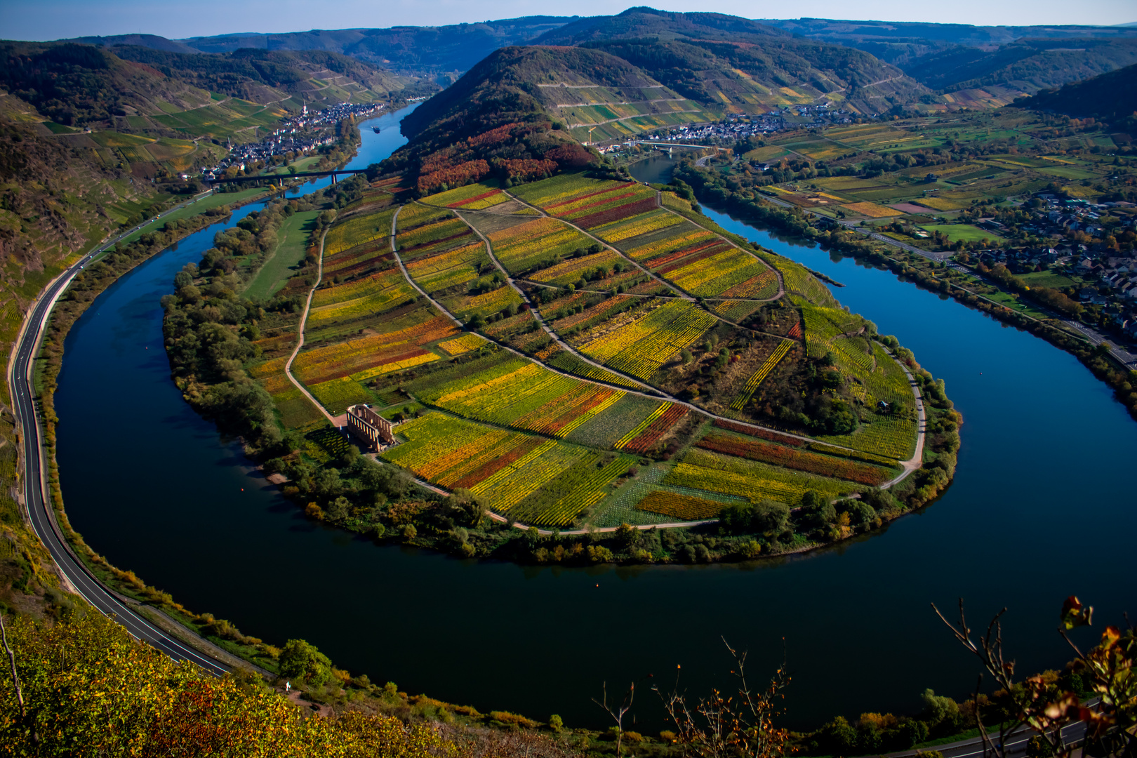 Ausblick Calmont Kletterstieg